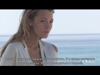 blake lively photo session for vogue (2010 / russian subtitles) big ass milf