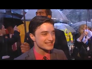 daniel radcliffe interview on the red carpet.