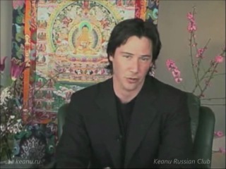 keanu reeves on karma: knowing that the future is in your hands is a source of colossal power.