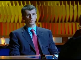 mikhail prokhorov (the richest man in russia) in the pozner program.