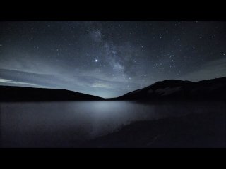 time lapse milky way at hakuba lake