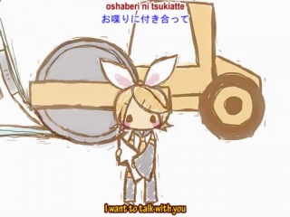 [vocaloids] kagamine rin - i like you, i love you with english sub