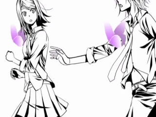 [vocaloids / vocaloids] kagamine len and rin / kagamine rin and len - butterfly on your right shoulde