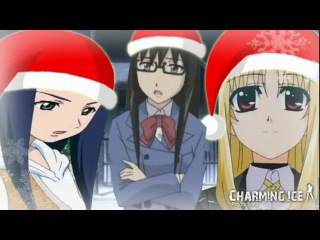 christmas and new year / christmas and new year - clip amv - yuri anime mix - let it snow